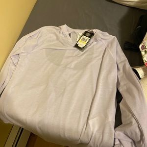 Under armour long-sleeve workout top lavender